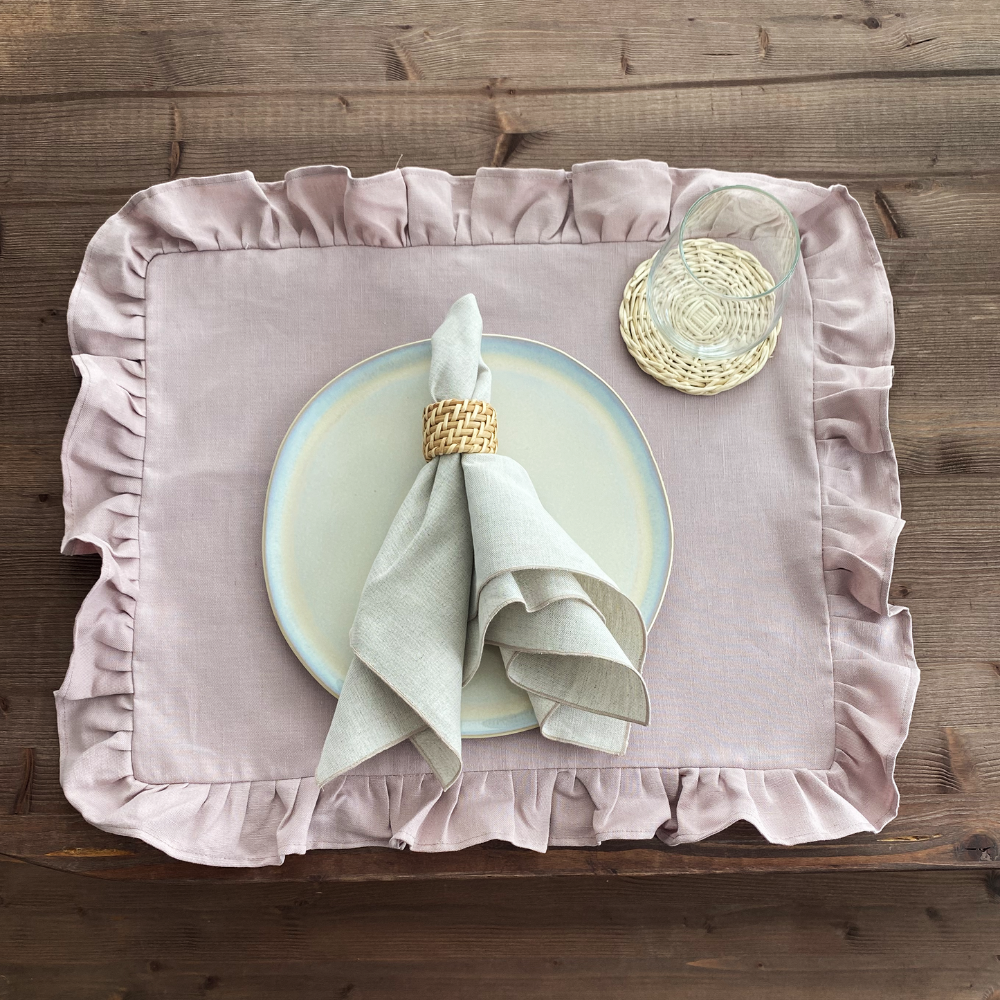 Mantel individual lino