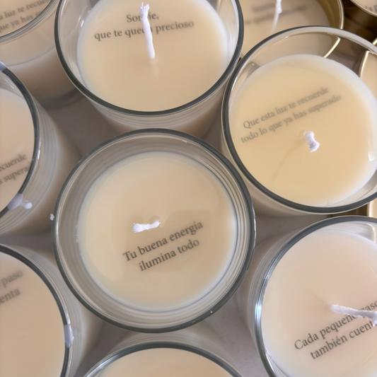 Vela de cristal navidad