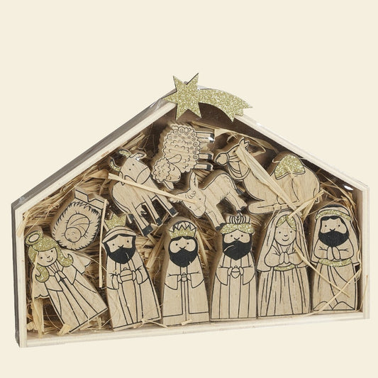 Belén de madera